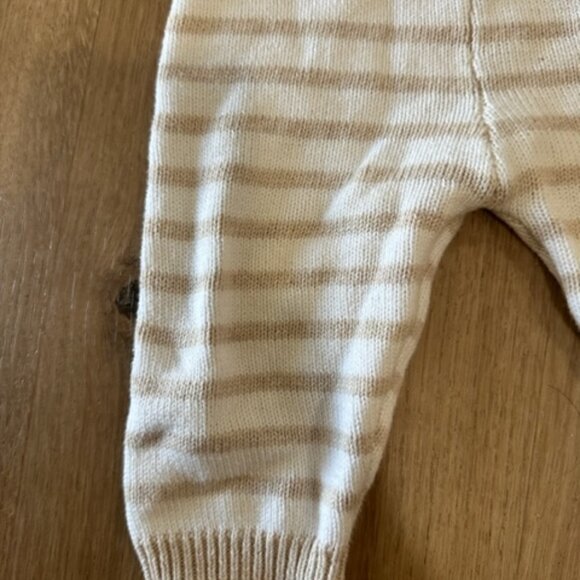 Rabbit + Bear Matching Two-Piece Beige- Size 3-6M - Picture 3 of 5